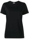 Moncler Embroidered Logo T-shirt In Black