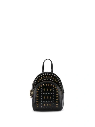 Pinko Baby Studded Backpack In Black
