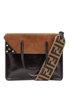 Fendi Flip Shoulder Bag In Black