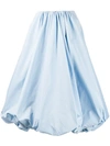 Simone Rocha Bell Taffeta Bubble Skirt In Blue