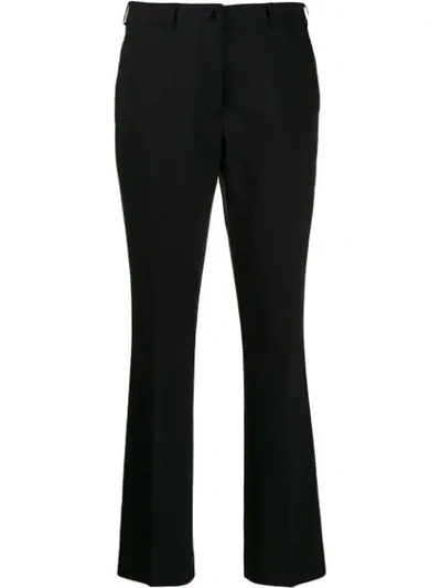 Etro Slim-fit Cropped Trousers In Black