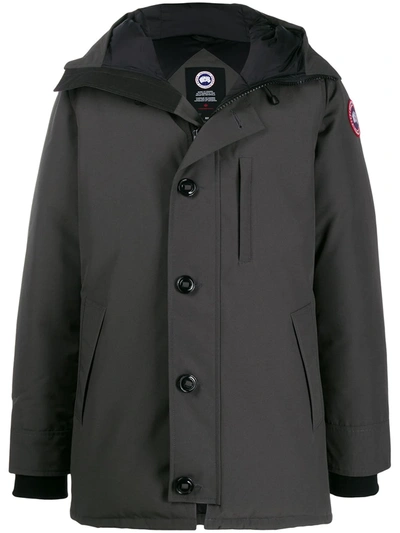 Canada Goose Shell Down Coat In Grey
