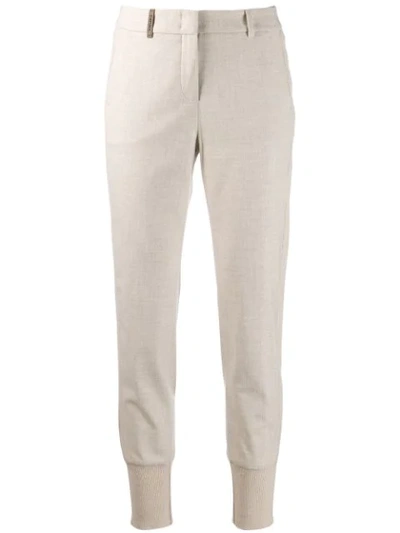 Peserico Tapered Trousers - Neutrals