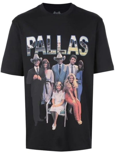 Palace Pallas Print T-shirt In Black