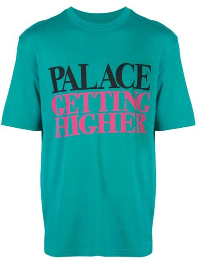 Palace Getting Higher T-shirt In Green
