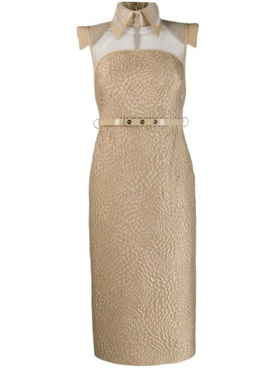 Fendi Shirt Tube Dress In Neutrals ModeSens