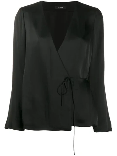 Theory Soft Wrap Jacket In Black