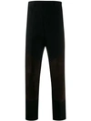 Rick Owens Panelled Slim-fit Trousers In Black