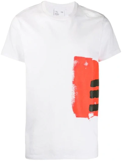 Helmut Lang Men's Masc Josephine Little Graphic Crewneck T-shirt In Bianco