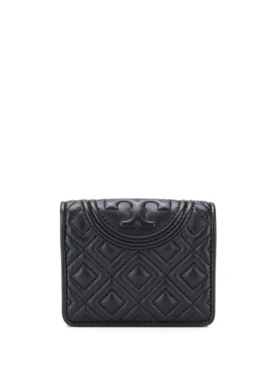 Tory Burch Fleming Bi-fold Mini Wallet In Black