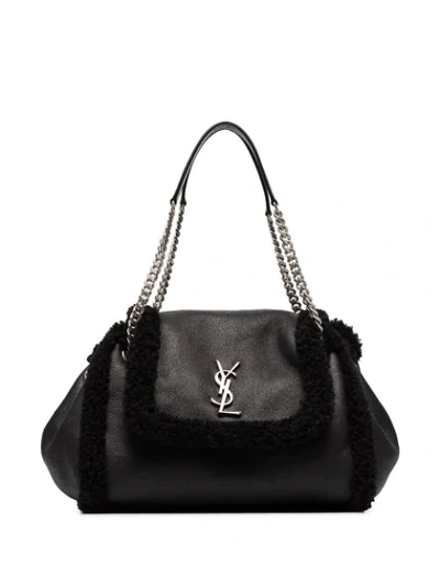 Saint Laurent Small Nolita Shoulder Bag In Black