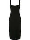 Dion Lee Fitted Corset Dress In Black