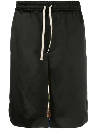 Gucci Panelled Track Shorts In Black