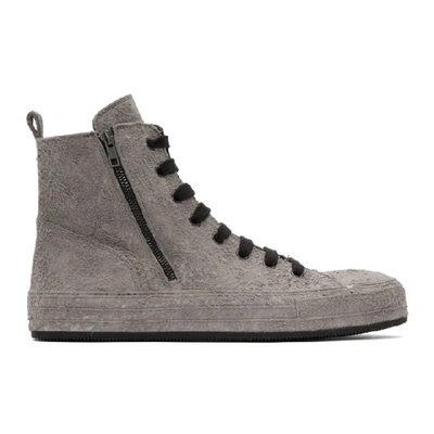 Ann Demeulemeester Ankle Lace-up Sneakers In Scamostorm