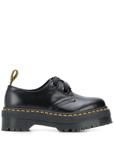 Dr. Martens' Holly Buttero Boots In Black