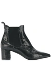 Albano Elasticated Panel Boots In Black