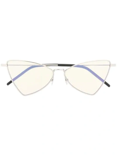 Saint Laurent New Wave Sl 303 Jerry Sunglasses In Silver
