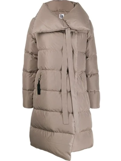 Bacon Padded Jacket With Ribbon Detaill In Grey