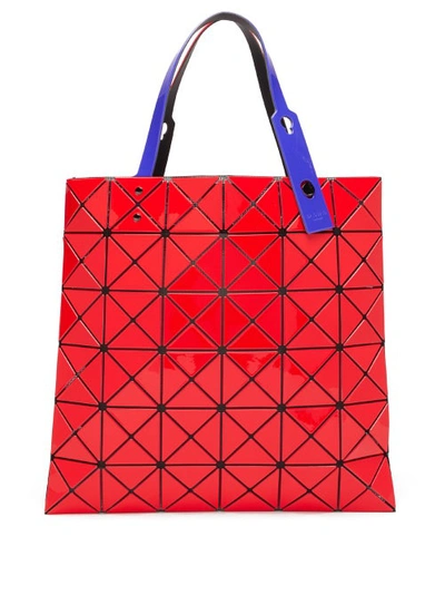 Bao Bao Issey Miyake Lucent Gloss Pvc Tote Bag In Red