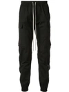 Rick Owens Classic Track Trousers In Black