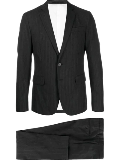 Dsquared2 Striped Formal Suit In Grey