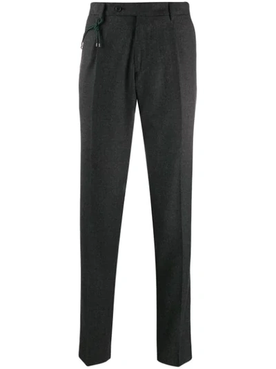 Berwich Straight-leg Tailored Trousers In Grey