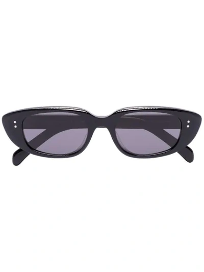 Celine Oeil De Chat Acetate Sunglasses In Black