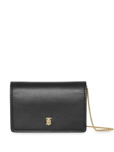 Burberry Jessie Full-grain Calfskin Crossbody Bag In Black