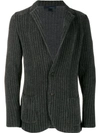 Lardini Ribbed Blazer Jacket In 920 Grey