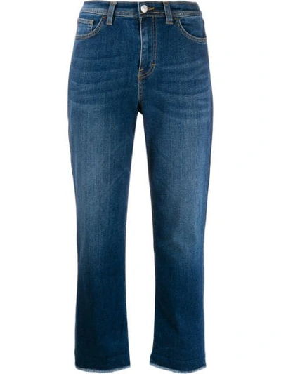 Haikure Cropped Denim Jeans In Blue