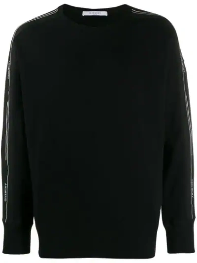 Givenchy Printed Logo Sweatshirt In Black