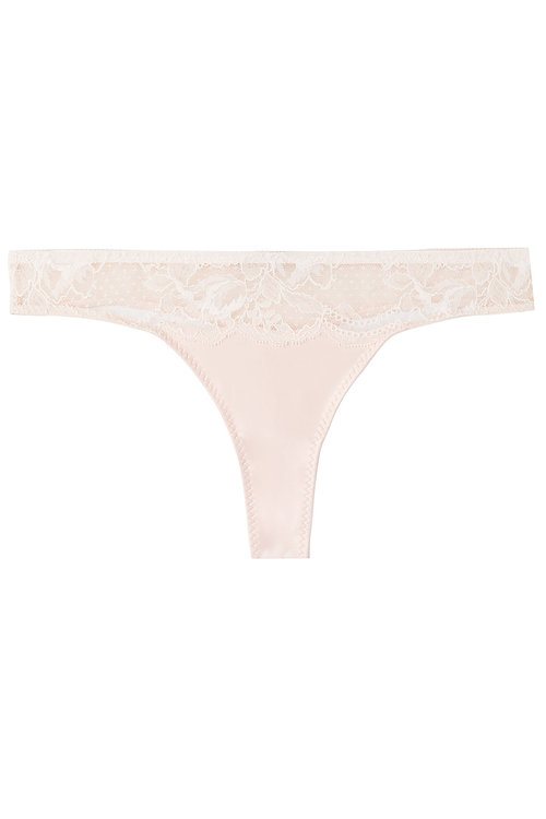 Stella Mccartney Thong With Floral Lace | ModeSens