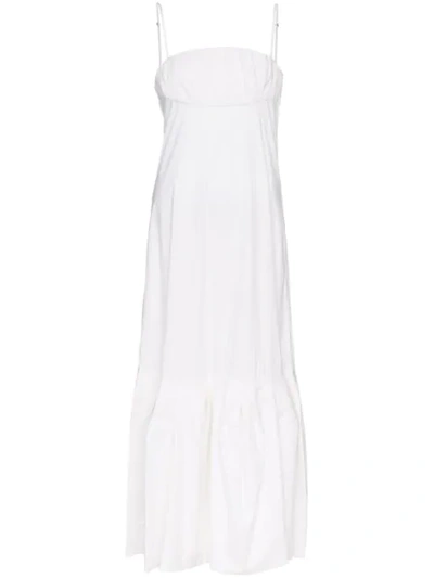 Rosie Assoulin Tuck-detail Tent Dress In White