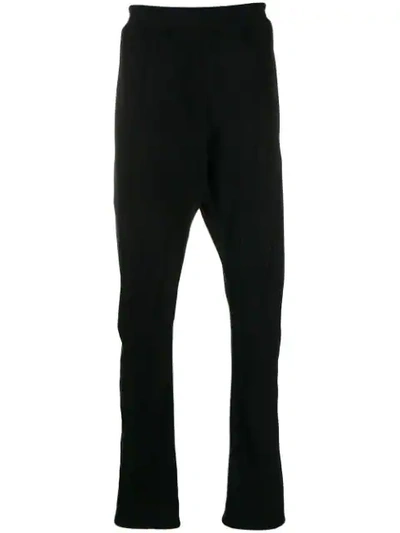 Ann Demeulemeester High Waisted Track Trousers In Black