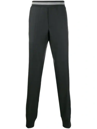 Lanvin Tapered Tailored Trousers In Grey