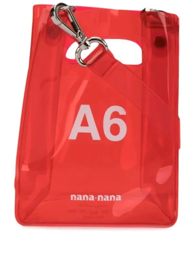 Nana-nana A6 Cross Body Bag - Red