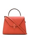 Valextra Iside Cross Body Bag In Orange