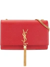 Saint Laurent Small Monogramme Shoulder Bag In Red