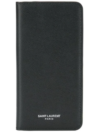 Saint Laurent Logo Iphone X Case In Black