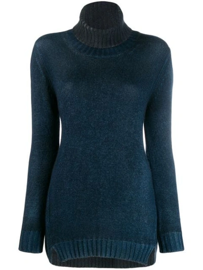 Avant Toi Turtleneck Jumper In Blue