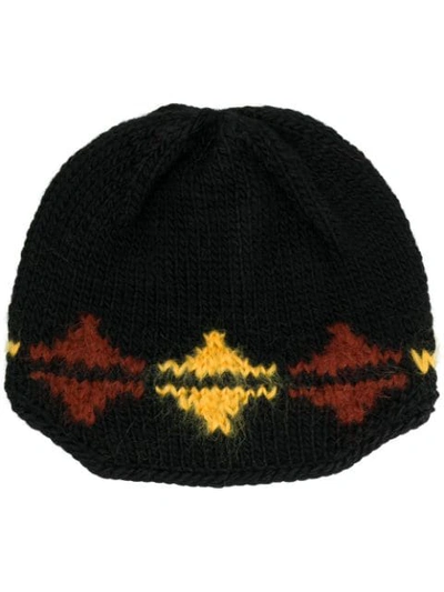 Etro Embroidered Beanie Hat In 0001