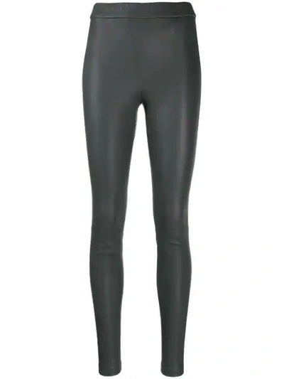 Helmut Lang Slim Fit Leggings In Grey