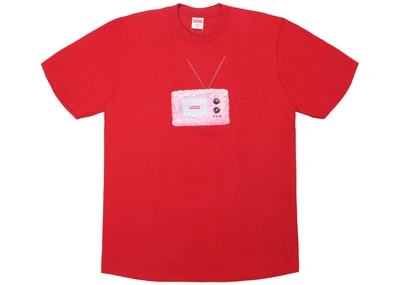 Pre-owned Supreme  Tv Tee Red