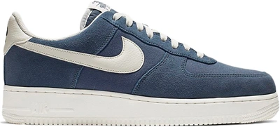 Pre-owned Nike Air Force 1 Low '07 Monsoon Blue In Monsoon Blue Sail