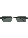 Saint Laurent Monogramme Sl M49 Sunglasses In Black