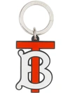Burberry Monogram Motif Key Charm In Red
