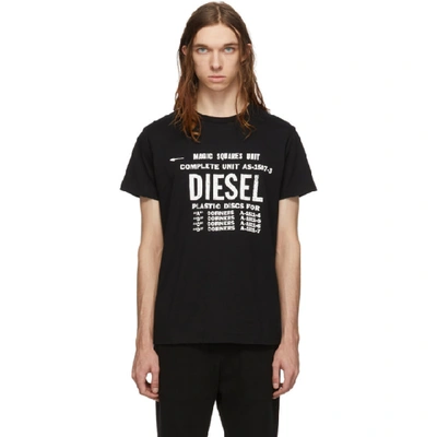 Diesel "t-diego-b6 T-shirt" In Black