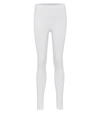 Alo Yoga Vapor Leopard Print High Waist Ankle Leggings In White