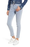 Ag Prima Mid-rise Cigarette Ankle Jeans In Neu Wave Still Waters