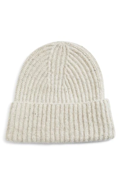 Vince Cashmere Ribbed Beanie Hat In 142bmk